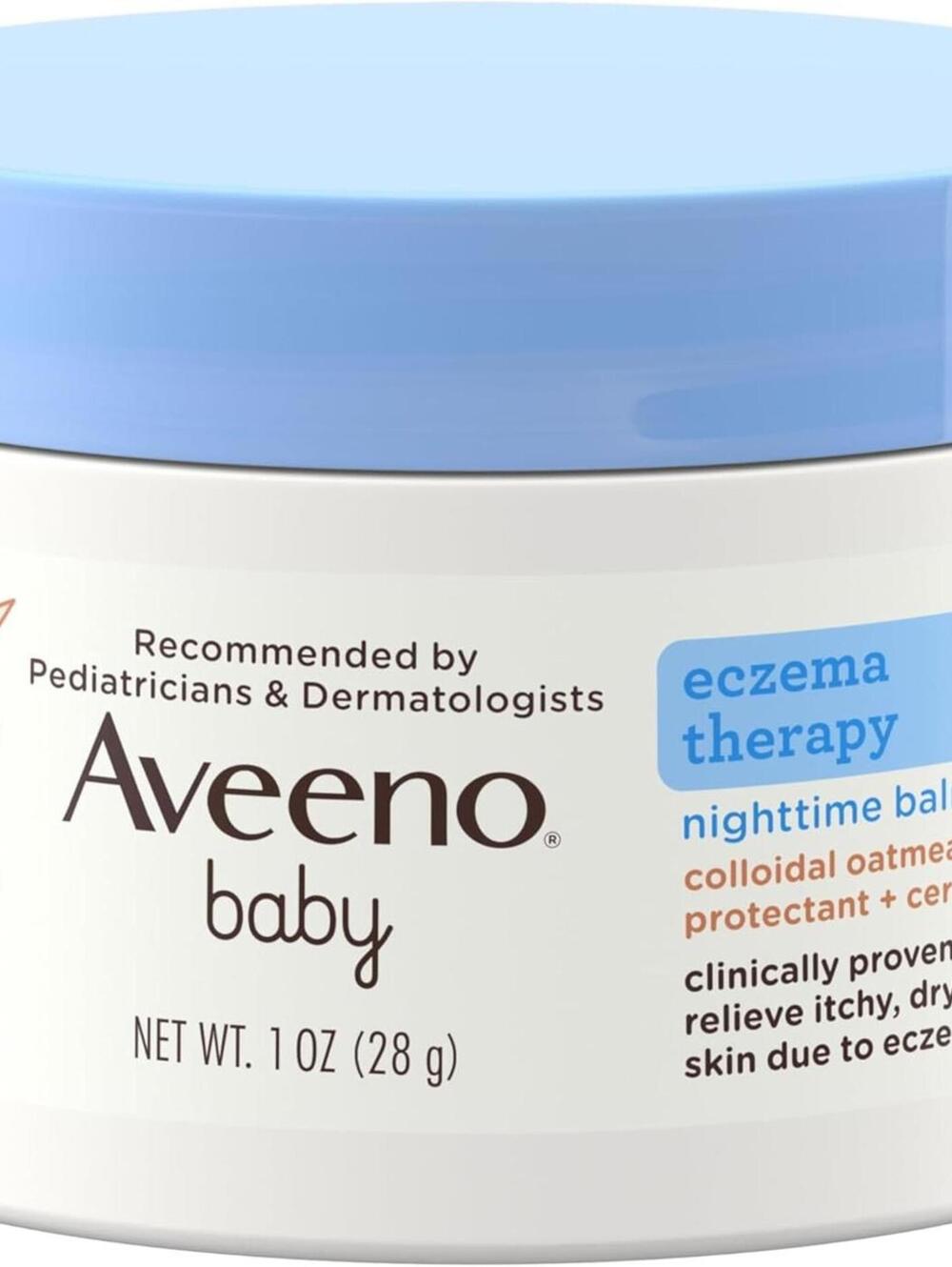 Open Box - Aveeno Baby Eczema Therapy Nighttime Balm with Colloidal Oatmeal 1oz